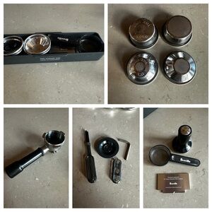 Breville Barista Express OEM Parts - Portafilter, Baskets, Tamper and Tools.